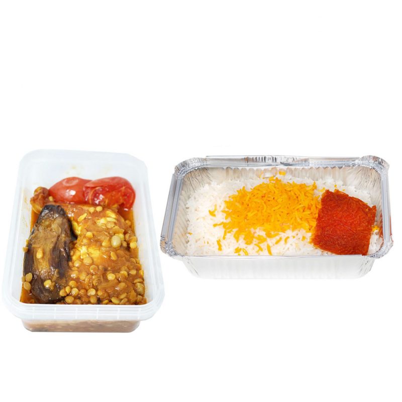 چلو خورشت مسما بادمجان ران