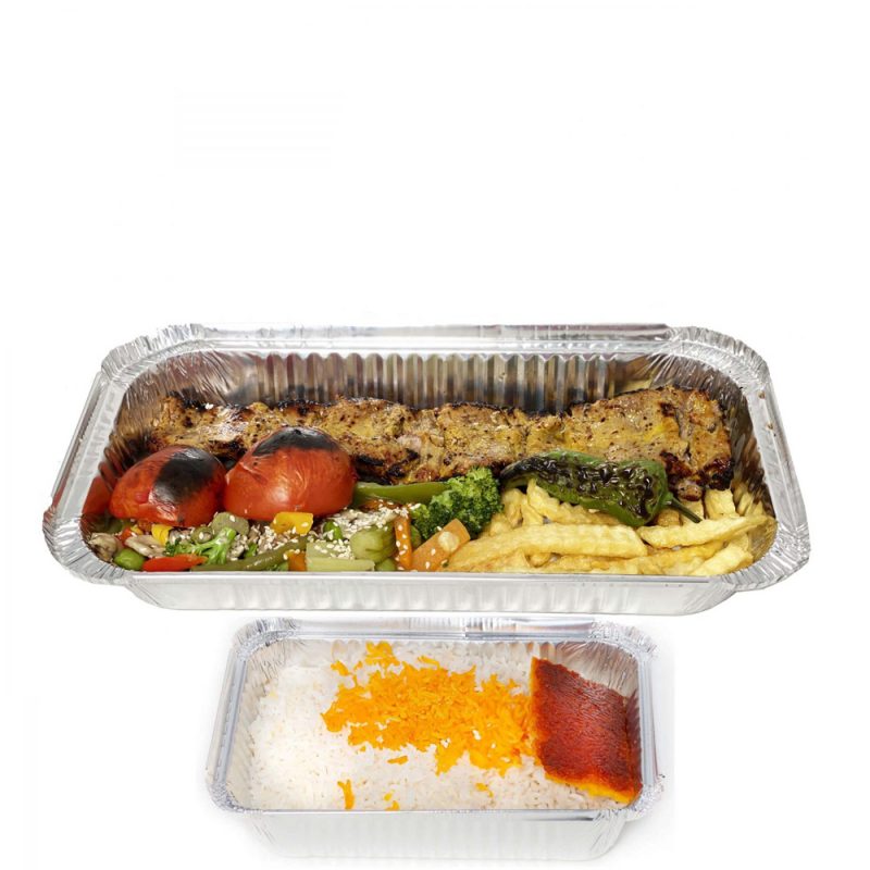 چلو کباب برگ (با دورچین)
