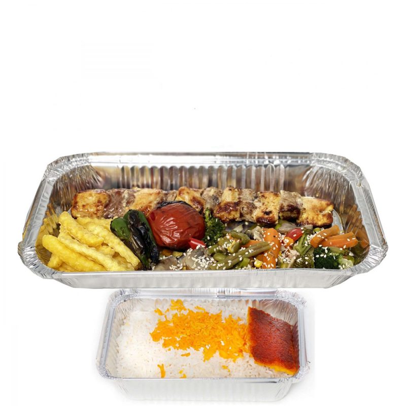 چلو کباب بختیاری (با دورچین)