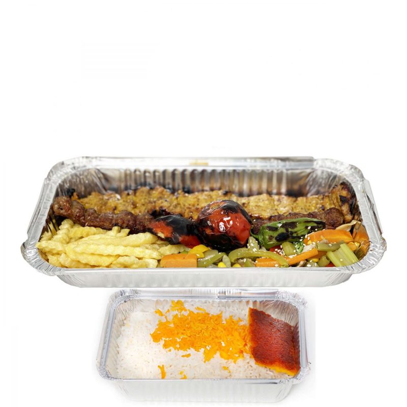 چلو کباب سلطانی (با دورچین)