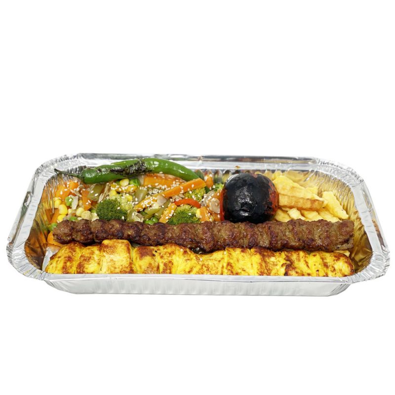 خوراک کباب وزیری (با دورچین)