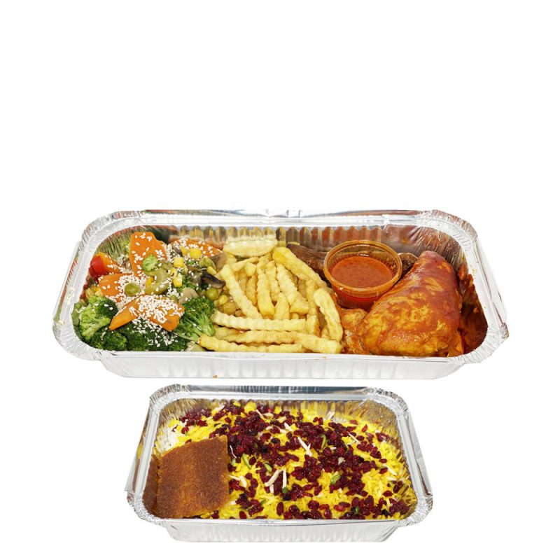 زرشک پلو با ران مرغ (با دورچین)