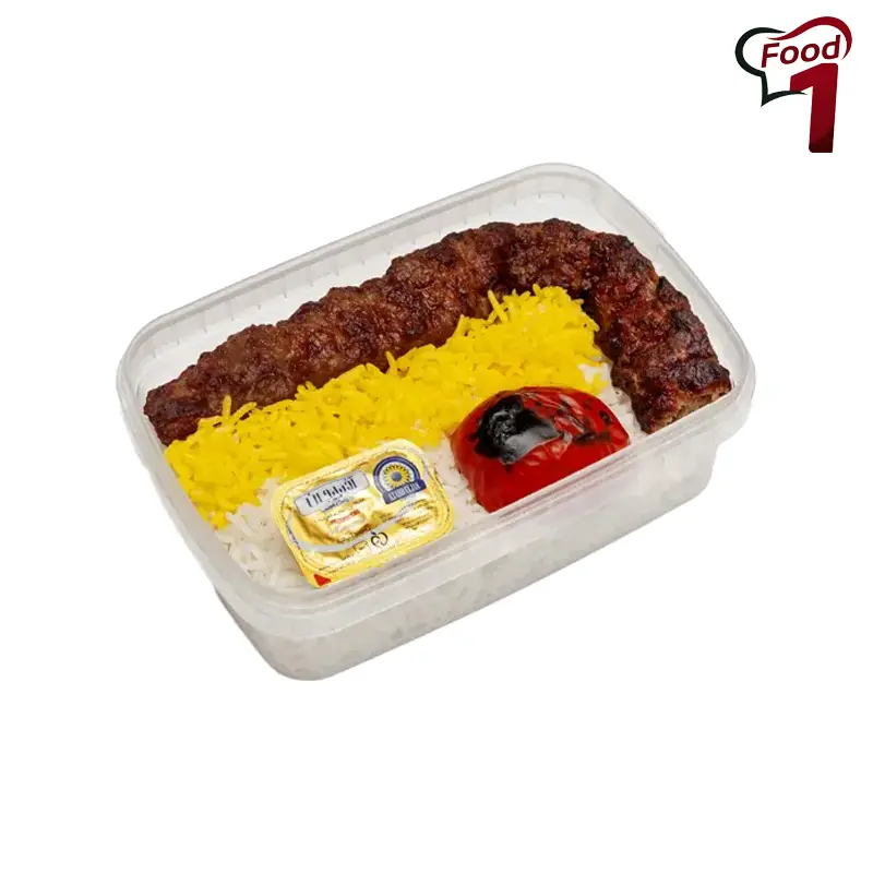 چلو کباب کوبیده